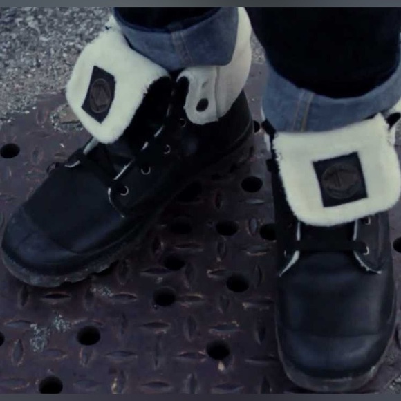 Palladium Kids Leather Wool Boots - Picture 13 of 16